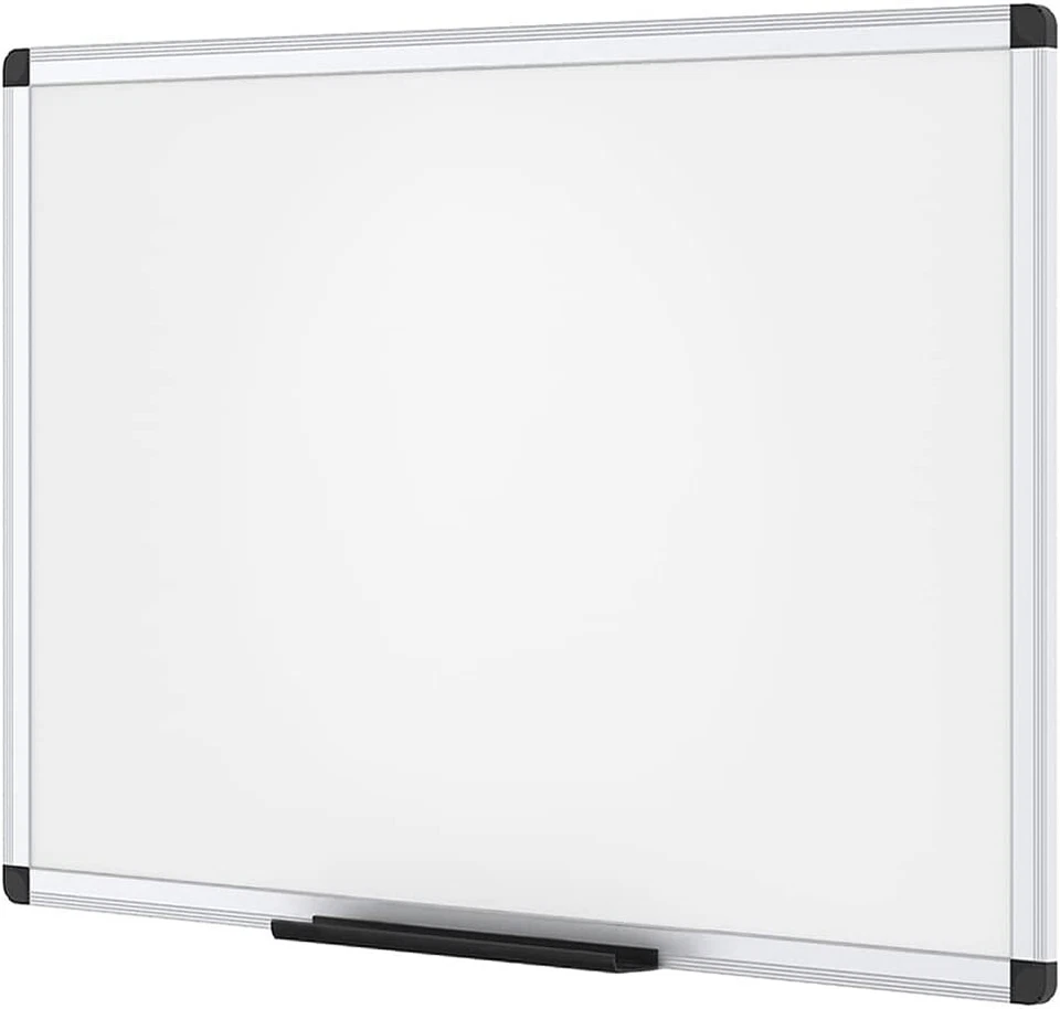 VIZ-PRO Magnetic Dry Wipe Whiteboard 90 x 60 cm, A1 Dry Erase White Board
