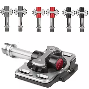 PROMEND Road Bike Clipless Pedals w/ Cleats Ultralight 3 Bearings Bicycle Pedals - Picture 1 of 17