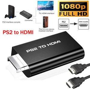 Adaptador convertidor de video PS2 a HDMI 1080P con salida de audio de 3,5 mm monitor HDTV - Imagen 1 de 9