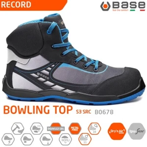 BASE RECORD SCARPE DA LAVORO ANTINFORTUNISTICA BOWLING TOP S3 SRC B0678 - Foto 1 di 6