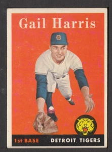 1958 Topps #309 Gail Harris Detroit Tigers Sehr guter Zustand - Bild 1 von 1
