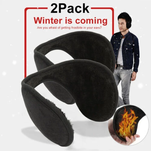 DAZONE 2 Ohrenschützer Fleece Earwarmer Winter Earwares Herren Damen Hinter dem Kopf DE