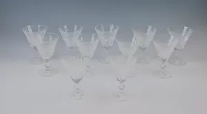 Lotto di 11 bicchieri da vino Waterford TRAMORE cristallo Claret - Foto 1 di 5