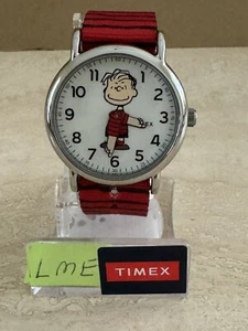 Timex X Peanuts Linus 38mm Weekender Watch TW2R41200 Indiglo Night Light New - Picture 1 of 5