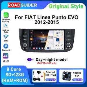 For Fiat Linea Punto EVO line 2012-2015 Car Radio CarPlay Multimedia Player GPS - Picture 1 of 29