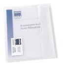 Translucent Document Wallet, Clear Travel Document Organizer, Holds up  50 Pages