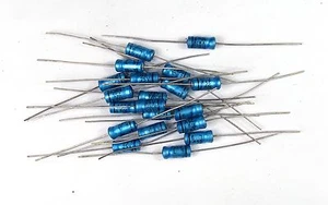 10 pcs 10uF 25V Philips Bianchi V030 electrolytic axial capacitor - Picture 1 of 1