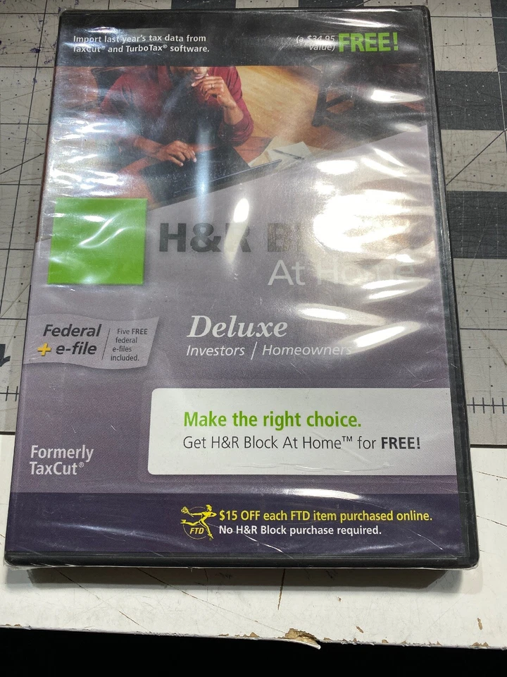 H&R Block At Home, Deluxe, Investors/Homeowners - Image 1 of 2
