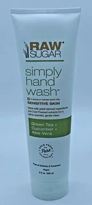 Rohzucker Simply Hand Wash Empfindliche Haut Grüntee Gurke Aloe Vera Vegan - Bild 1 von 2