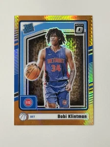 2024-25 Donruss Optic Bobi Klintman /299 Rated Rookie RC Orange Pulsar Prizm 289 - Picture 1 of 2