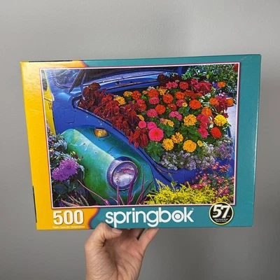 Rompecabezas Springbok Flower Car 500 piezas  Foto 1 de 4