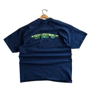 Vintage Godzilla VFX Movie STAFF Tee RARE 1997 XL - Picture 1 of 5