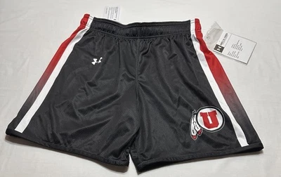 Pantalones Cortos Utah Utes Under Armour Réplica Baloncesto Talla Juvenil Grandes Negros Nuevos con Etiquetas LEER Foto 1 de 4