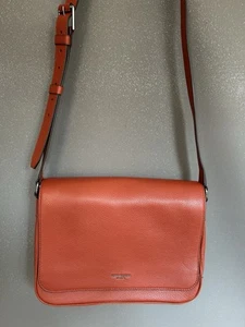 Michael Kors Bnwot Bryant orange crossbody bag lovely leather Lots Of Room - Picture 1 of 6