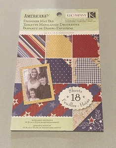 K & Company Designer Matte Pad Tablette - Americana - 4,75 x 6,75 -doppelseitig- - Bild 1 von 8