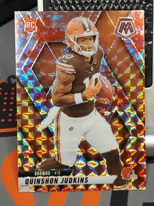 Quinshon Judkins 2025 Mosaic Rookie Card RC #365 Camo Red Prizm Parallel Browns - Picture 1 of 10