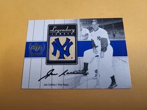 2000 UPPER DECK YANKEE JOE COLLINS LEGENDARY LUMBER GOLD BAT INSERT MINT CARD - Picture 1 of 2