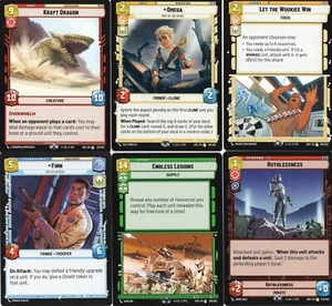 Star Wars Unlimited Shadows of the Galaxy - seltene & legendäre Karten - Sie wählen! - Bild 1 von 37