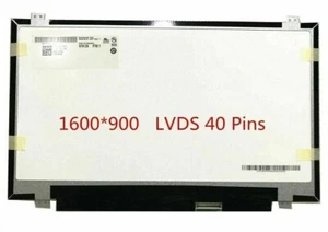 14" 1600*900 HD+ LVDS 40 pin LCD Screen for HP Folio 9480m B140RW02 V.0 V.1 V.2 - Picture 1 of 5