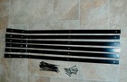 6 x CAT PROOFING FENCE / WALL BRACKETS  BLACK  ANGLED  CATIO ENCLOSURE