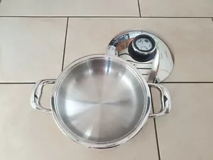 AMC Premium Cooking System Wok, Padella con Manico Eurasia 24 cm, 2,8 L, come nuova - Foto 1 di 2