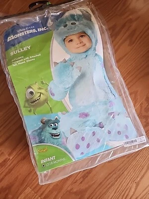 Monster University Sulley Halloween Costume Size 12-18mo New In Bag - Image 1 of 4