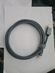 ULT-WIIQ Mini DP To Hdmi 8k Nylon Braided Cable 3m - Picture 1 of 4