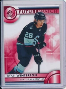 RYAN WINTERTON 2023-24 UPPER DECK SP AUTHENTIC FUTURE WATCH RED RC #186 -K - Picture 1 of 1