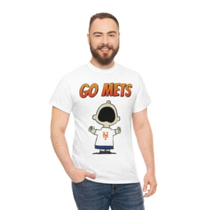 Camiseta de algodón pesado unisex de los Go Mets - Imagen 1 de 19