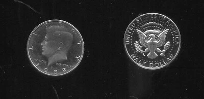 1988-S CLAD PROOF Kennedy Half Dollar GEM BU (D320) - Image 1 of 3