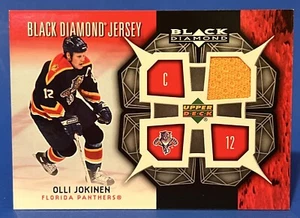 2007-08 Black Diamond Olli Jokinen Black Diamond Jersey Florida Panthers SP - Picture 1 of 2