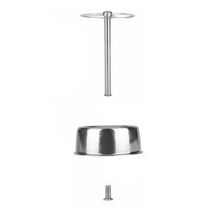 New Multifunctional Stainless Steel Toothbrush Toothpaste Storage Holder - Picture 1 of 15