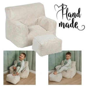 Poltrona per bambini dolce con poggiapiedi - comoda ed elegante - Foto 1 di 6