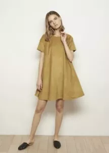 Preowned The Odells Anthropologie Corduroy Tent Dress In Size L - Picture 1 of 9