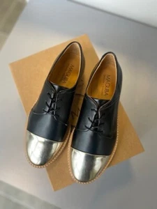 Swedish Shoes Maguba Antwerp Black/gold (undersized) - Picture 1 of 3