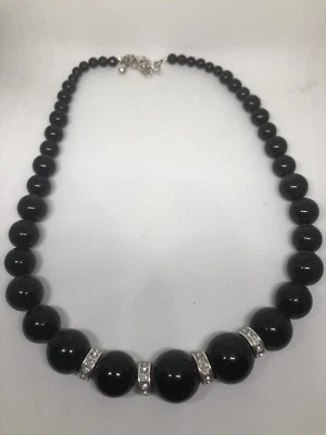 Accessorize Schwaz Ball Halskette Party - Bild 1 von 3