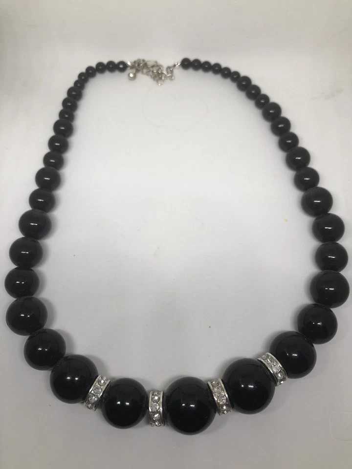 Accessorize Schwaz Ball Halskette Party - Bild 1 von 3