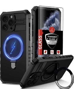 Magnetic for iPhone 11 Pro Max Phone Case[Compatible with MagSafe Wireless - Picture 1 of 8