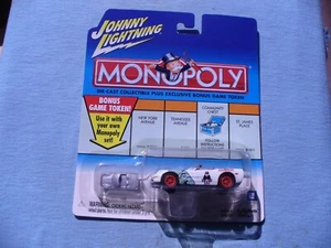 Johnny Lightning Monopoly Modern Monopoly Corvette con ficha de juego NUEVO - Imagen 1 de 1