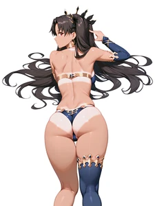 Ishtar Tohsaka Rin Fate Stay Night Weatherproof Anime Sticker 6" Car Decal - Picture 1 of 1