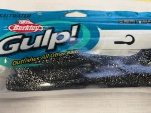 Berkley Gulp! Saltwater Grub 4" 5" 6" 8" Fluke Flounder Sea Bass Trailer - Picture 1 of 52