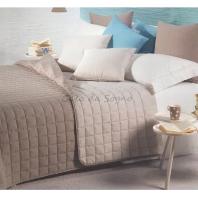 Trapuntino/Copriletto Trapuntato matrimoniale Caleffi Modern tinta unita OFFERTA - Immagine 1 di 4