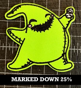 Nightmare Before Christmas: Oogie Boogie  25% OFF Embroidered Iron On Patch - Picture 1 of 4