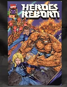 HEROES REBORN MARVEL COMICS OKTOBER 1996 QVC EXKLUSIV SIGNIERT VON BRETT BOOTH - Bild 1 von 7