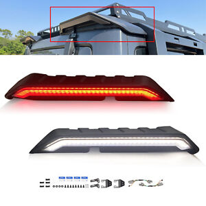 Rear Roof Spoiler Wing W/ Tail LED Light Lamp For Jeep Wrangler JK JL 2007-2021