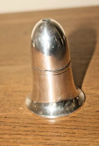 EPNS Salt Pot Bell Shaped. Quite Heavy for Size - Picture 1 of 7
