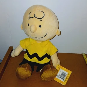 Kohls Cares Peanuts Charlie Brown Plush 14" Stuffed Animal Doll NWT - SO CUTE! - Picture 1 of 5
