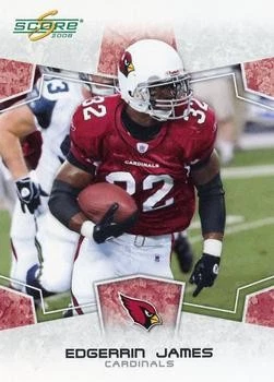 Edgerrin James 2008 Score Football - #5 - Arizona Cardinals - Image 1 of 2