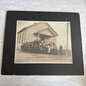 Antigua casa escolar de principios de 1900 niños adolescentes - Imagen 1 de 9