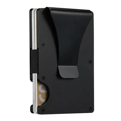The Ridge Style Titanium Wallet with RFID Blocking Card Slots, Money Clip USA - Image 1 of 4